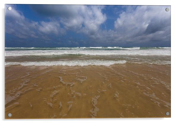  Surf on Karon Beach Acrylic by Leighton Collins
