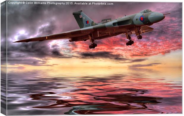  Sunset on The Vulcan Canvas Print by Colin Williams Photography