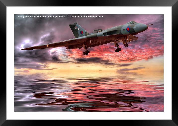  Sunset on The Vulcan Framed Mounted Print by Colin Williams Photography
