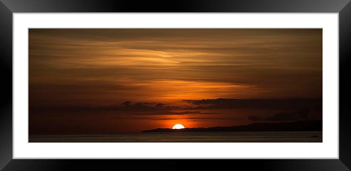 Here come the sun Framed Mounted Print by Toby Truelove