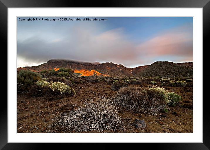 Tenerife Framed Mounted Print by R K Photography