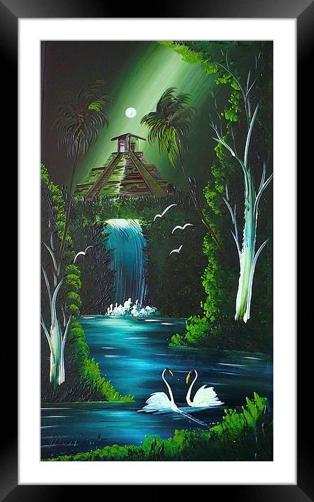  Waterfall of love <3 Framed Mounted Print by Sue Bottomley