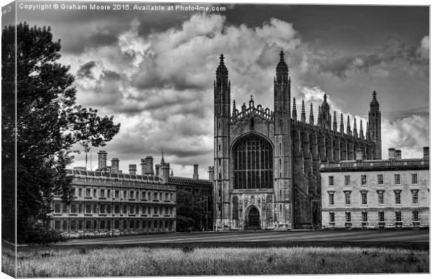  Kings College Chapel Canvas Print by Graham Moore