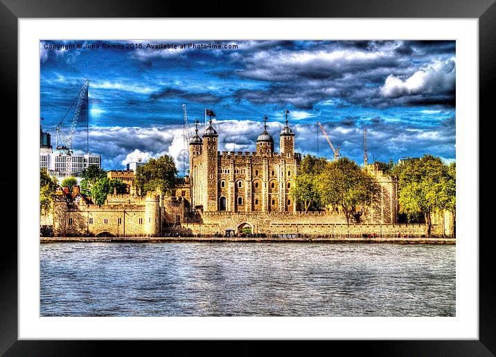 Tower of London Framed Mounted Print by Juha Remes