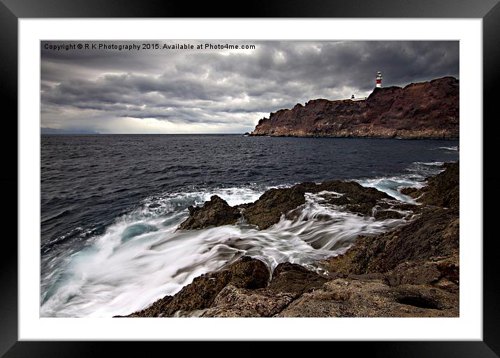 Punta de Teno Lighthouse Framed Mounted Print by R K Photography