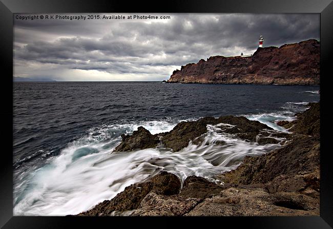 Punta de Teno Lighthouse Framed Print by R K Photography