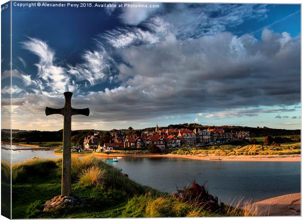  Alnmouth Canvas Print by Alexander Perry