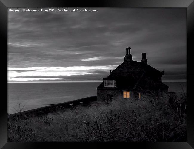  Bathing House, Howick Framed Print by Alexander Perry