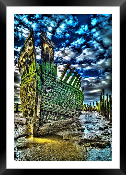  Wrecked Framed Mounted Print by Gary Schulze