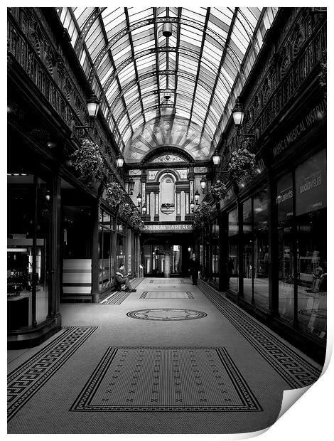  Central Arcade Print by Alexander Perry