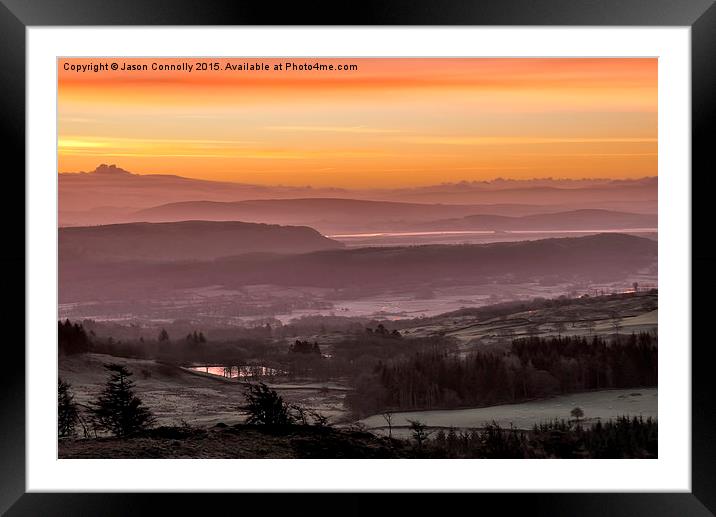  Gummers How, Cumbria Framed Mounted Print by Jason Connolly