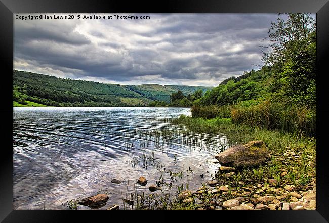 Talybont Reservoir Powys Framed Print by Ian Lewis