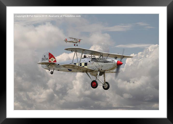  Hawker Fury - 43 Squadron Framed Mounted Print by Pat Speirs