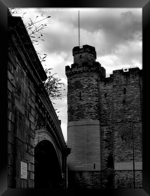  Newcastle Castle Keep Framed Print by Alexander Perry