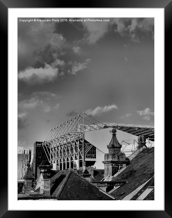  Gallowgate End Framed Mounted Print by Alexander Perry