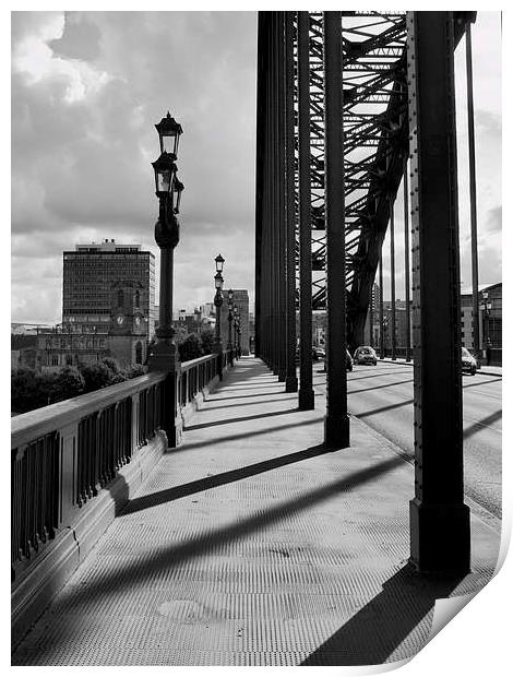  Tyne Bridge Path Print by Alexander Perry