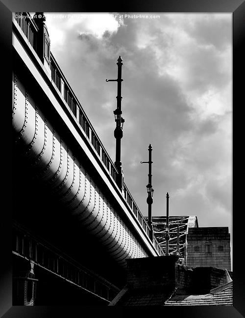  Tyne Bridge Deck Framed Print by Alexander Perry