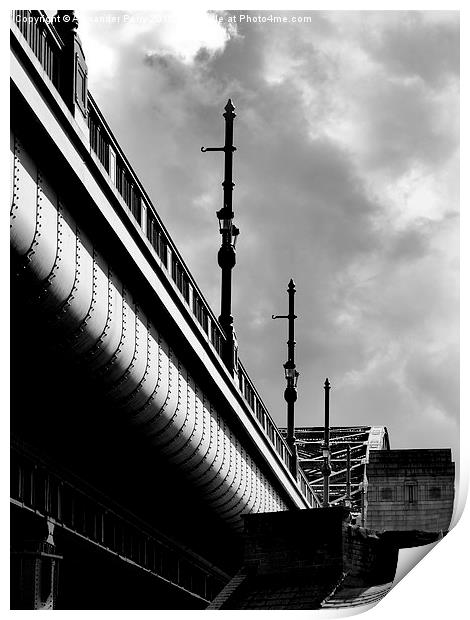  Tyne Bridge Deck Print by Alexander Perry
