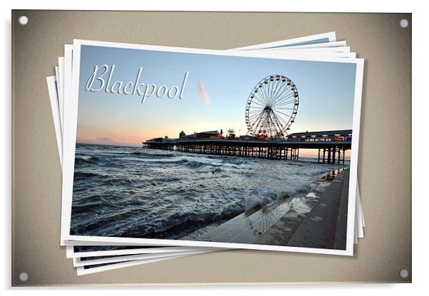 Blackpool Acrylic by Gary Kenyon