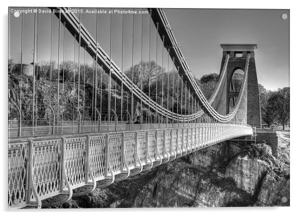  Clifton Suspension Bridge, Bristol Acrylic by David Birchall