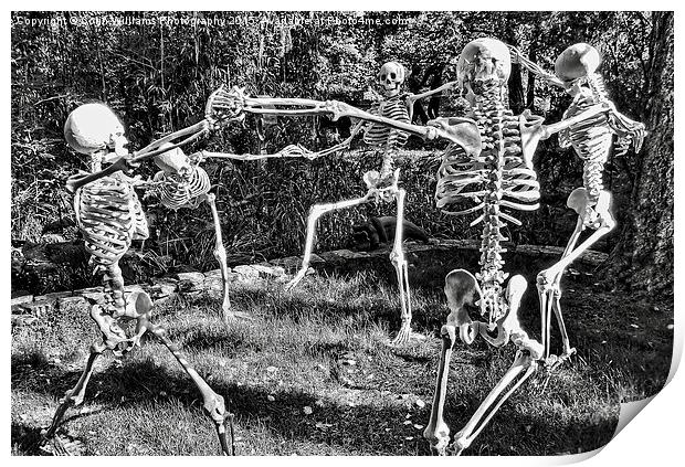  Dancing Skeletons  Print by Colin Williams Photography