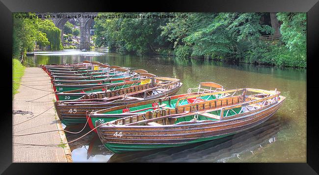  Knaresborough Rowing Boats 6 Framed Print by Colin Williams Photography