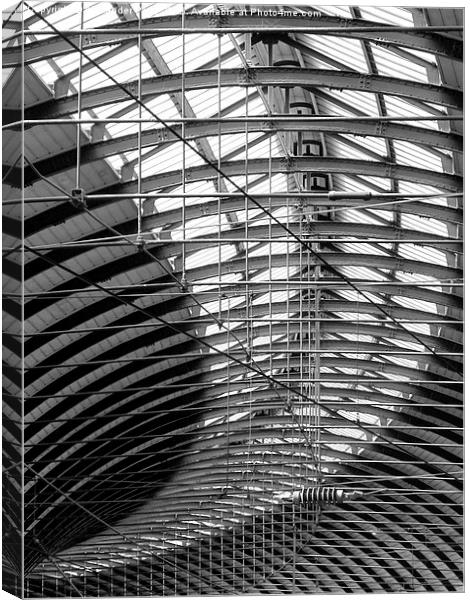  Station Roof Canvas Print by Alexander Perry