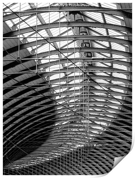  Station Roof Print by Alexander Perry
