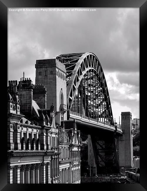  Tyne Bridge Framed Print by Alexander Perry