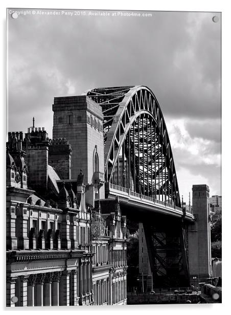  Tyne Bridge Acrylic by Alexander Perry
