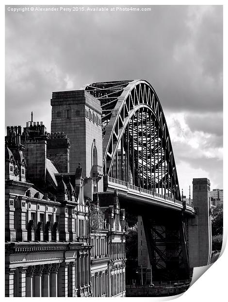  Tyne Bridge Print by Alexander Perry
