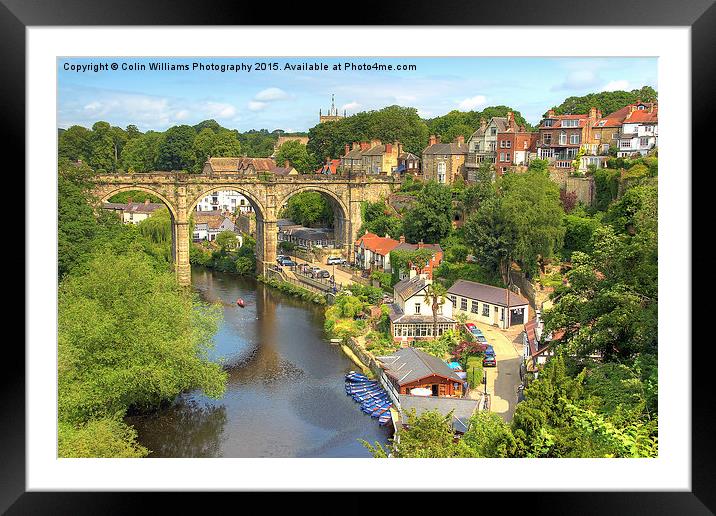   Knaresborough  Yorkshire Framed Mounted Print by Colin Williams Photography