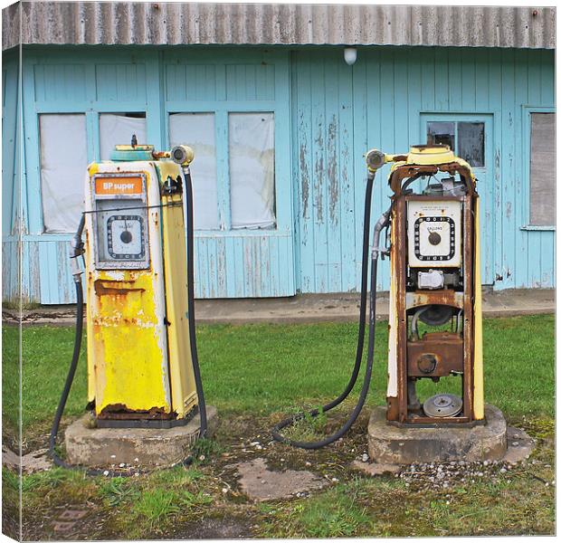 Petrol Pumps Canvas Print by Tony Murtagh