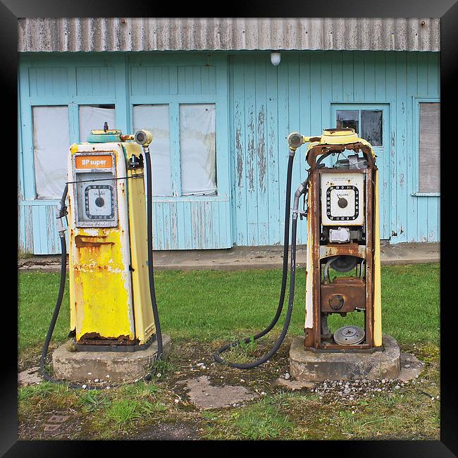 Petrol Pumps Framed Print by Tony Murtagh
