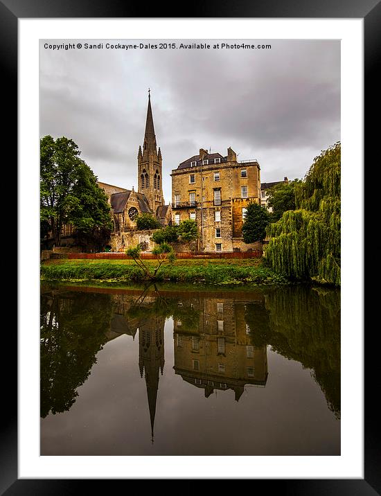  St John's Reflections Framed Mounted Print by Sandi-Cockayne ADPS