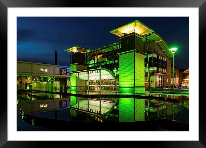  Millennium Square Framed Mounted Print by Dean Merry