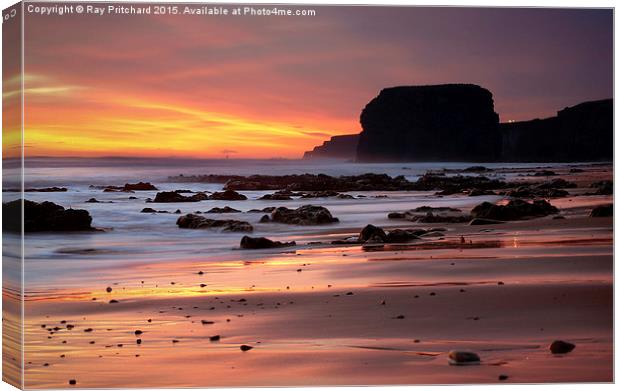  Sunrise At Marsden Canvas Print by Ray Pritchard