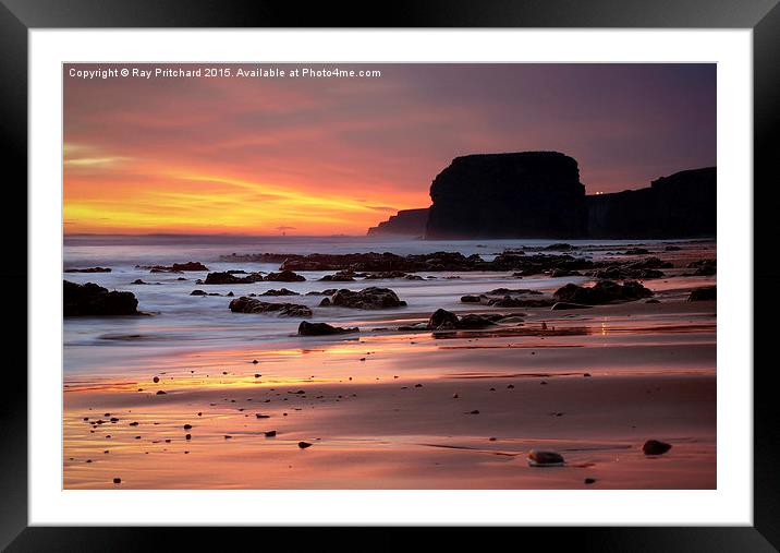  Sunrise At Marsden Framed Mounted Print by Ray Pritchard