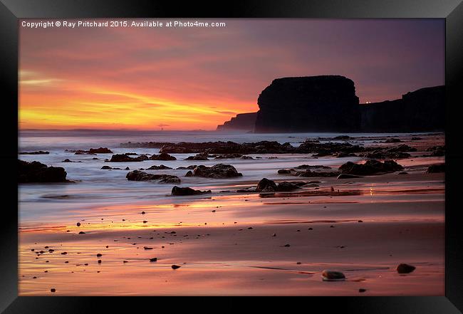  Sunrise At Marsden Framed Print by Ray Pritchard