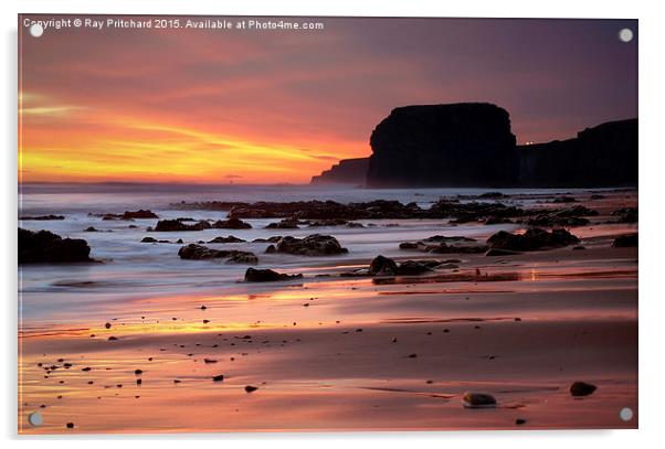  Sunrise At Marsden Acrylic by Ray Pritchard