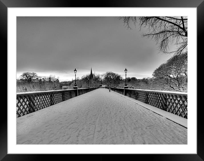  Armstrong Bridge, Jesmond Framed Mounted Print by Alexander Perry