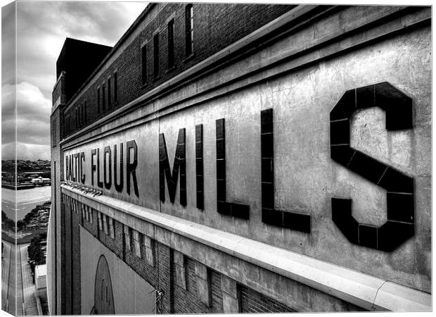  Baltic Flour Mills Canvas Print by Alexander Perry