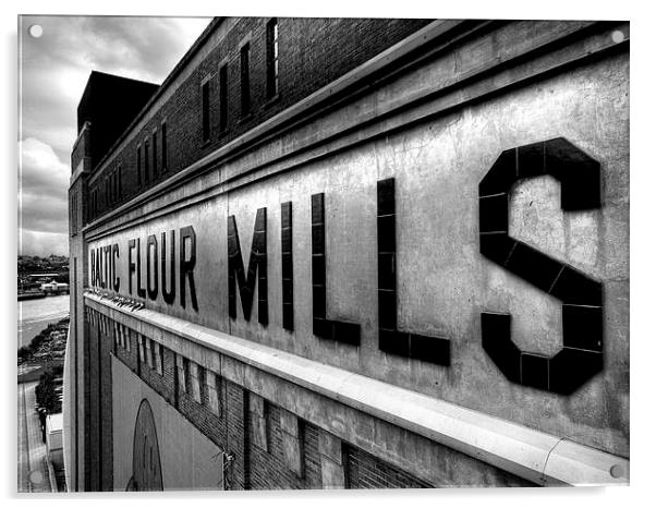  Baltic Flour Mills Acrylic by Alexander Perry