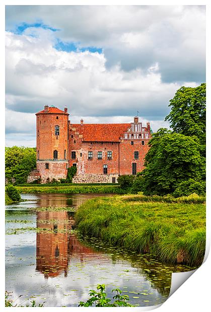 Torups Slott Print by Antony McAulay