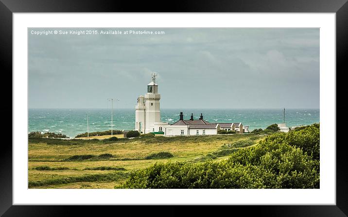  St. Catherine's Lighthouse,Isle of Wight Framed Mounted Print by Sue Knight