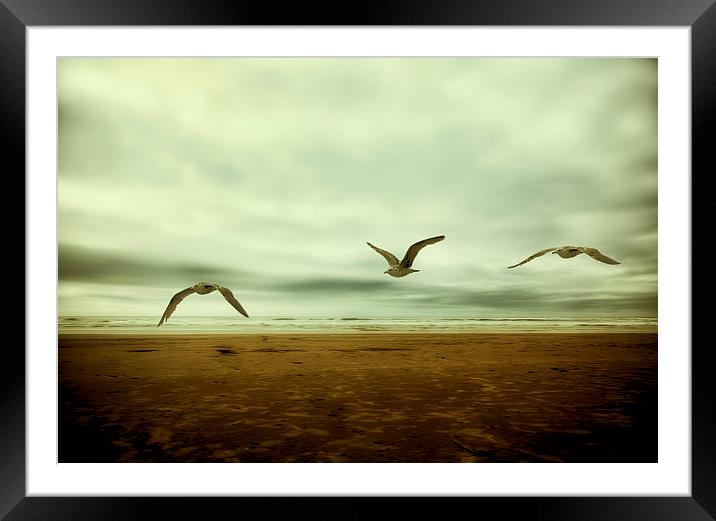  Past, Present, Future of an Extended Moment Framed Mounted Print by Belinda Greb