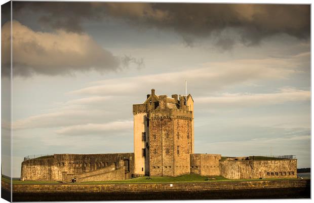  Broughty Castle, Broughty Ferry Canvas Print by Ian Potter