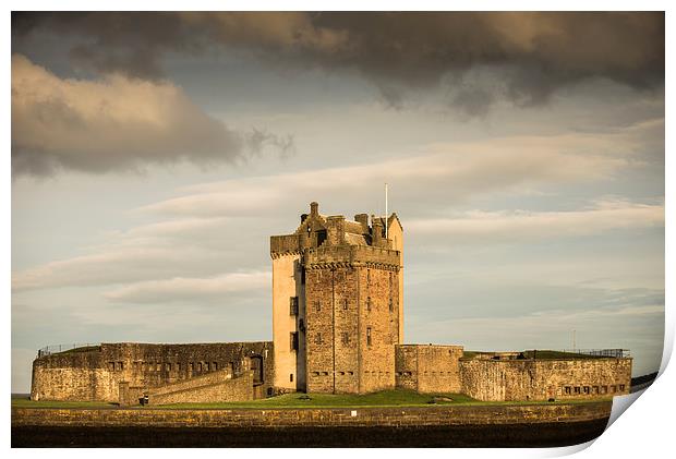  Broughty Castle, Broughty Ferry Print by Ian Potter