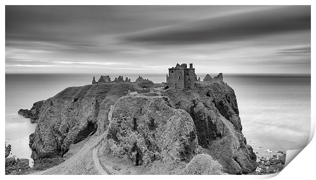  Dunnottar Castle Sunrise Print by Grant Glendinning