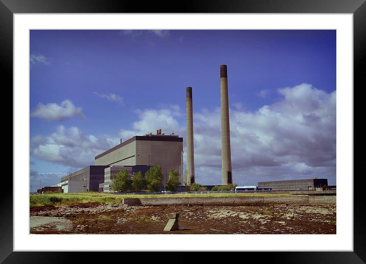  Cockenzie Power Station, East Lothian, Scotland Framed Mounted Print by Ann McGrath